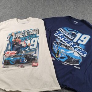 Martin Truex Jr 19 NASCAR T-Shirts Men XL Joe Gibbs Racing 2019 Playoffs LOT 2